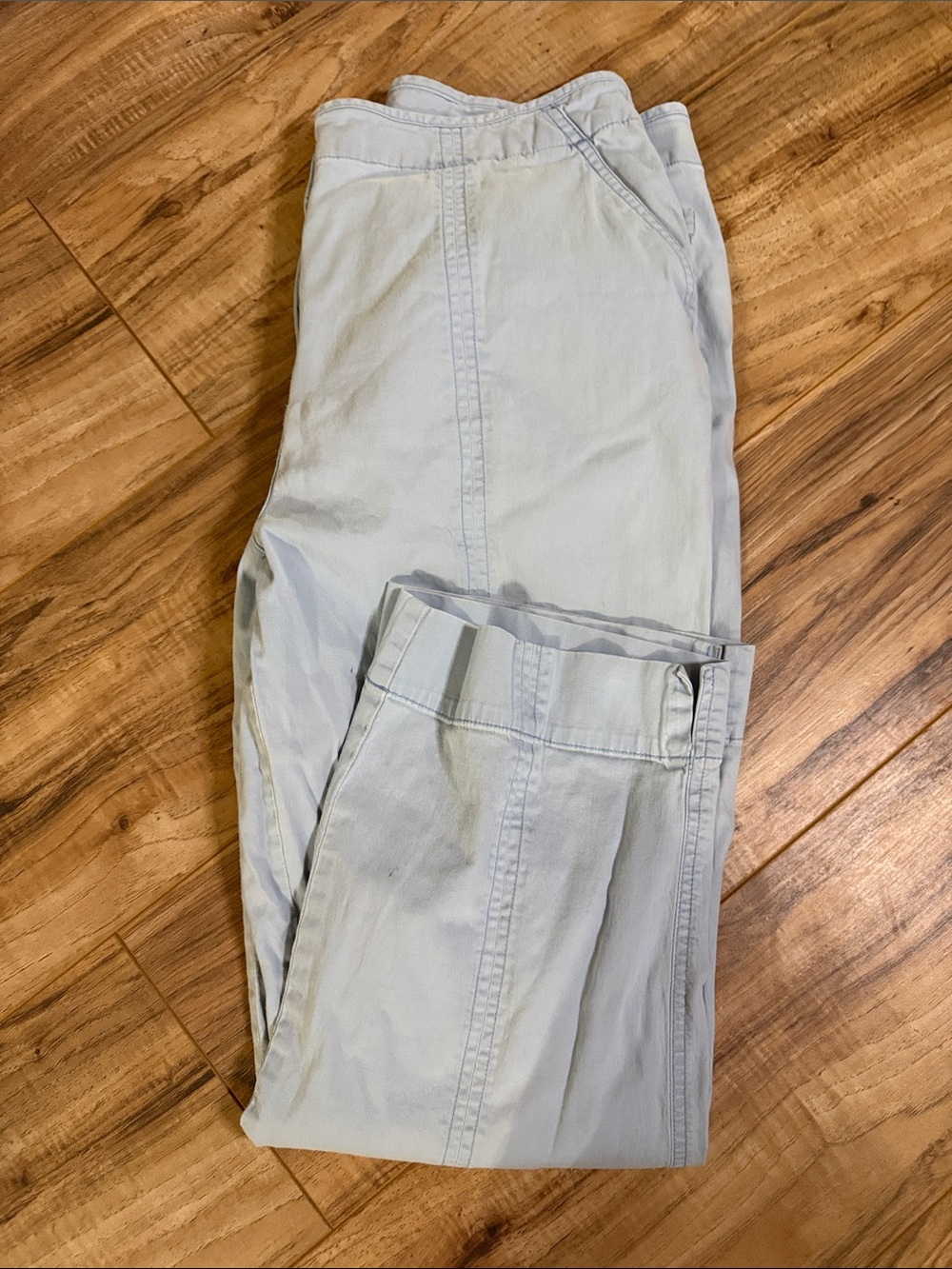 Talbots Cropped light blue Chinos